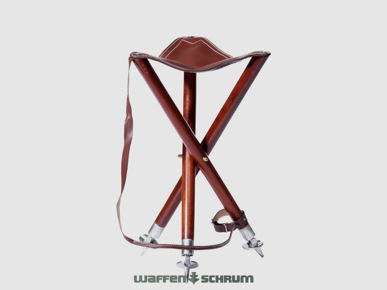 Dreibein-Ansitzstuhl mit Tell. Sitzhöhe 55cm