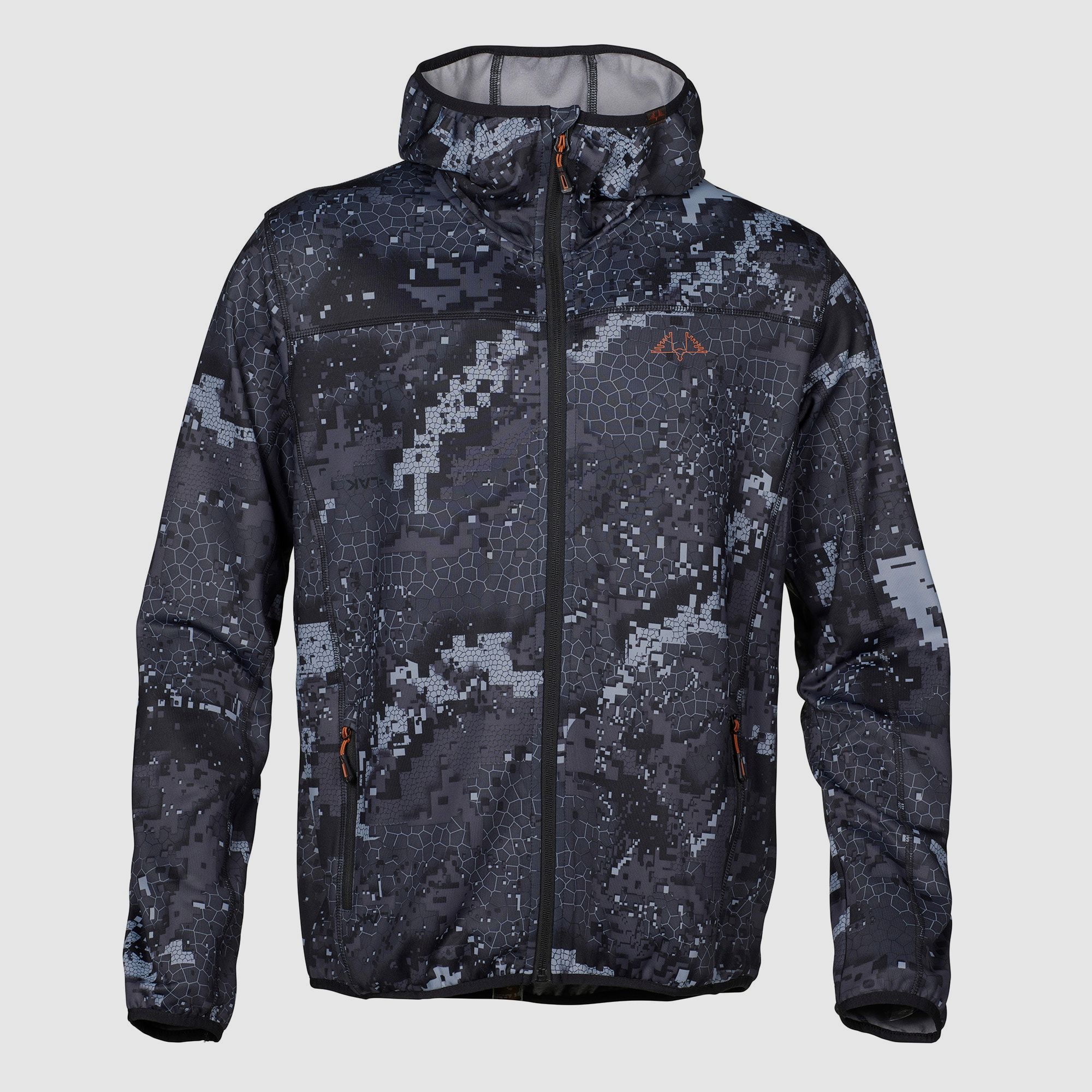 Swedteam Alpha Full Zip Sweater Men Desolve Black 3XL