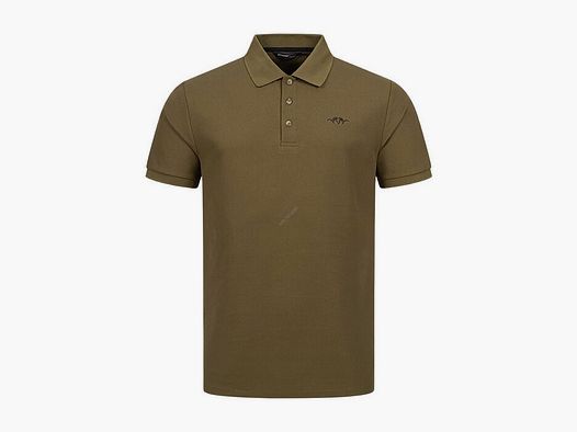 BLASER POLOSHIRT SOLID 25 251009-006/566 DUNKEL OLIV
