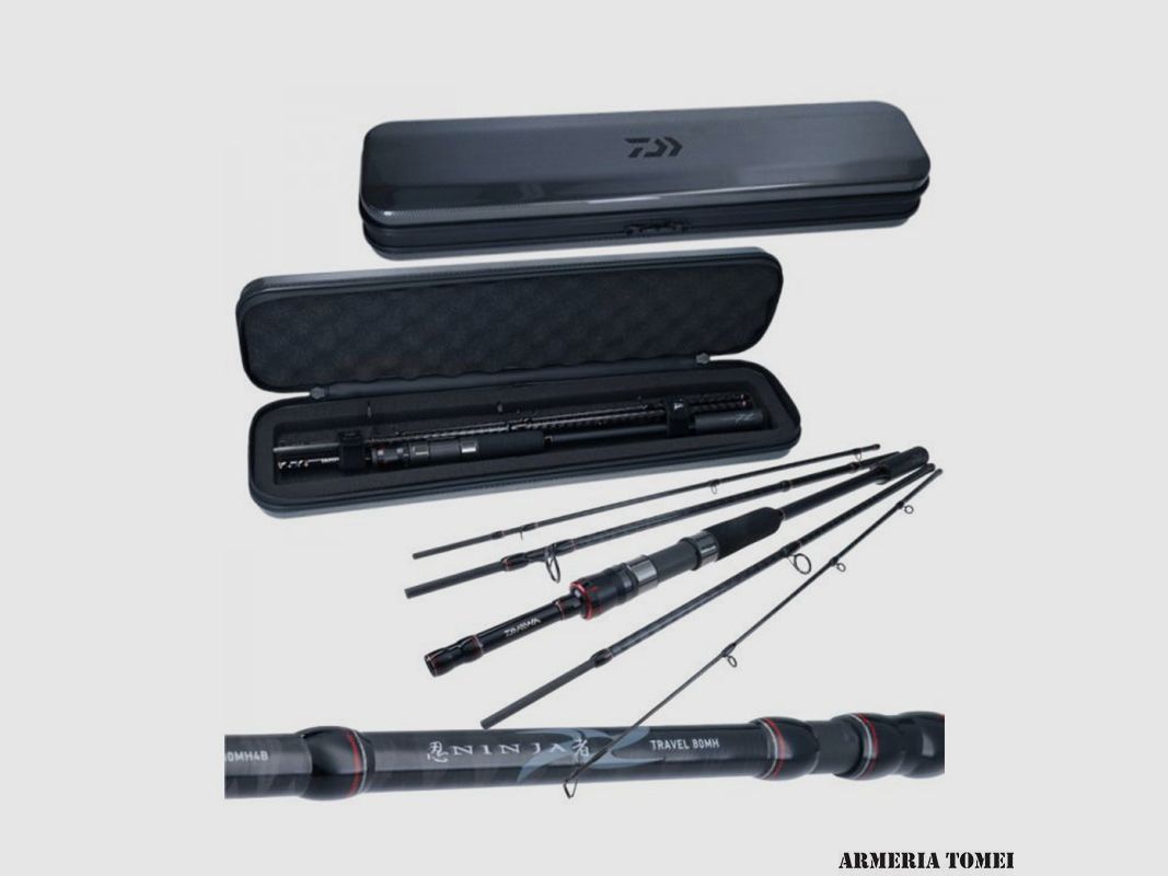 DAIWA – 21 NINJA TRAVEL 80XH | 8″ (2,44 cm) | 5 szt | 53,5 cm | 20-60 gr, zdjęcie 4 z 4
