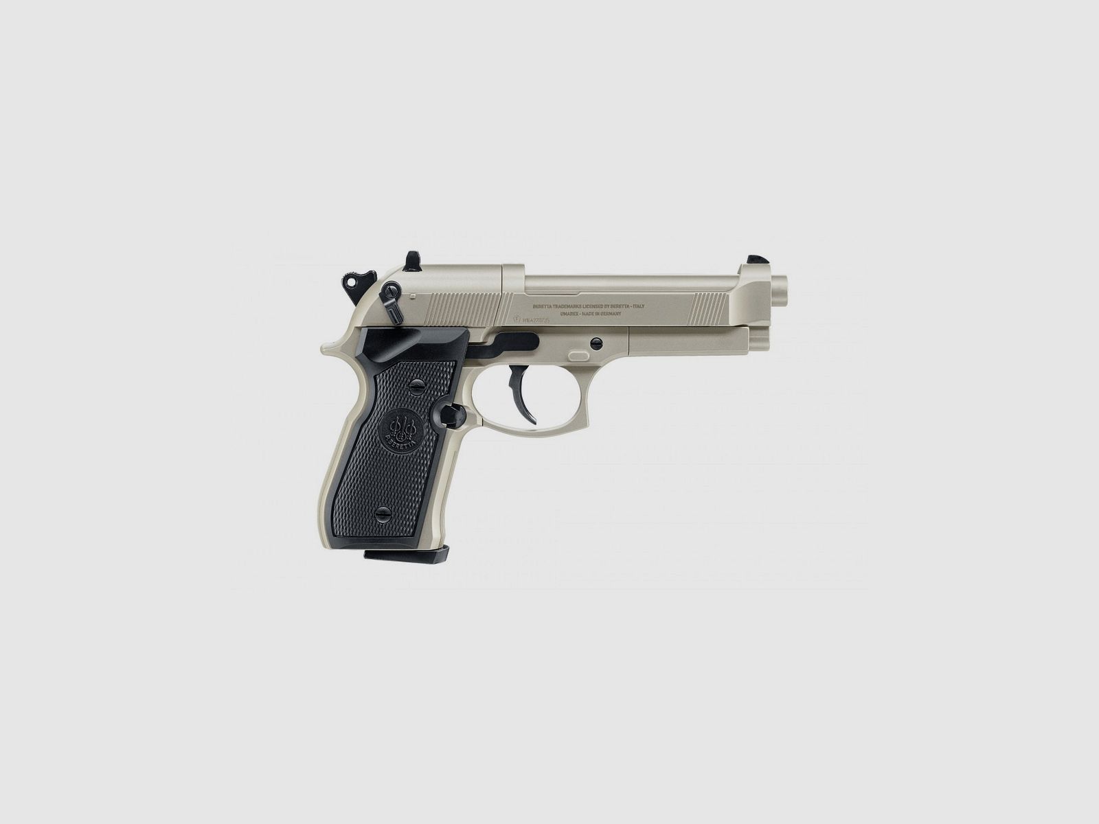 Umarex Beretta 92 FS Kal. 4,5mm Nickel, Bild 1 von 3