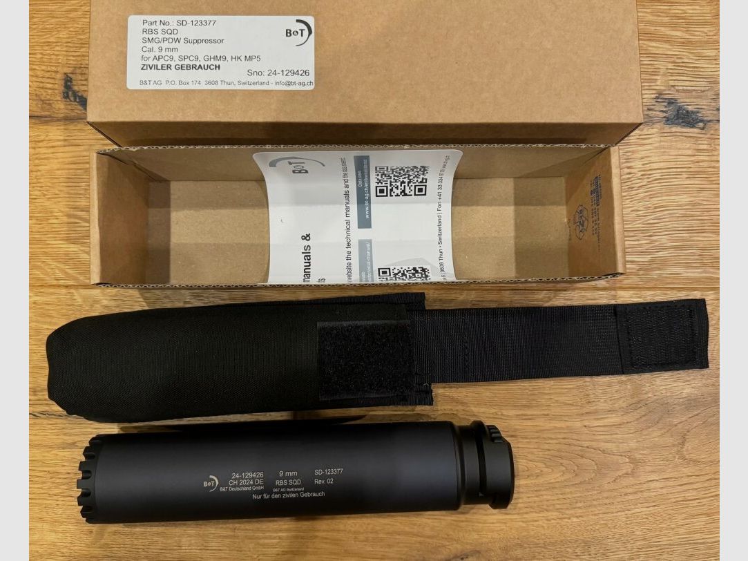 Brügger & Thomet RBS SQD kal. 9 mm