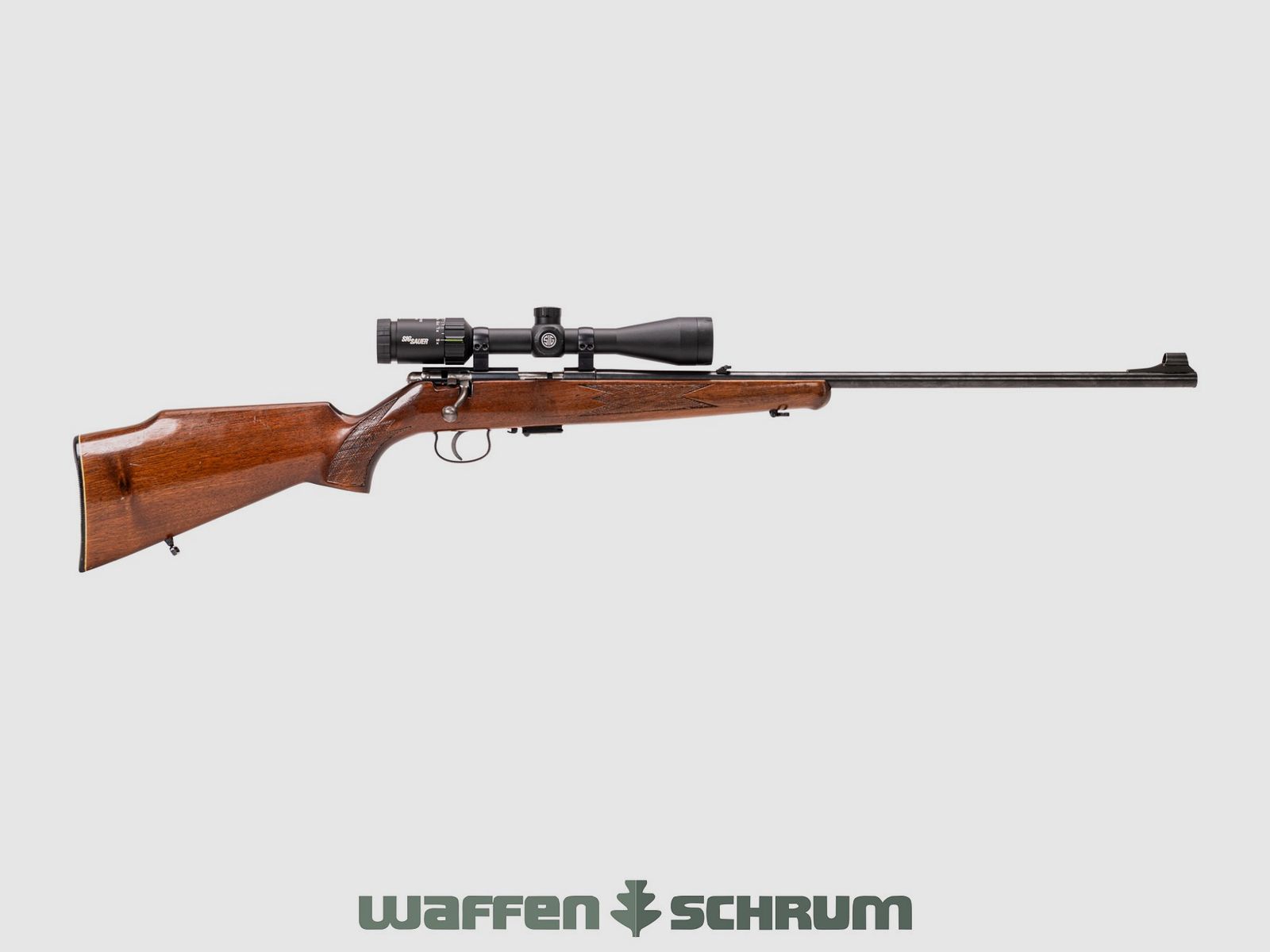 Anschütz 1515/16 .22WinMag , ZF SIG-Sauer Whiskey3 3-9x40 Abs.Hellfire Triplex , LL: 60cm