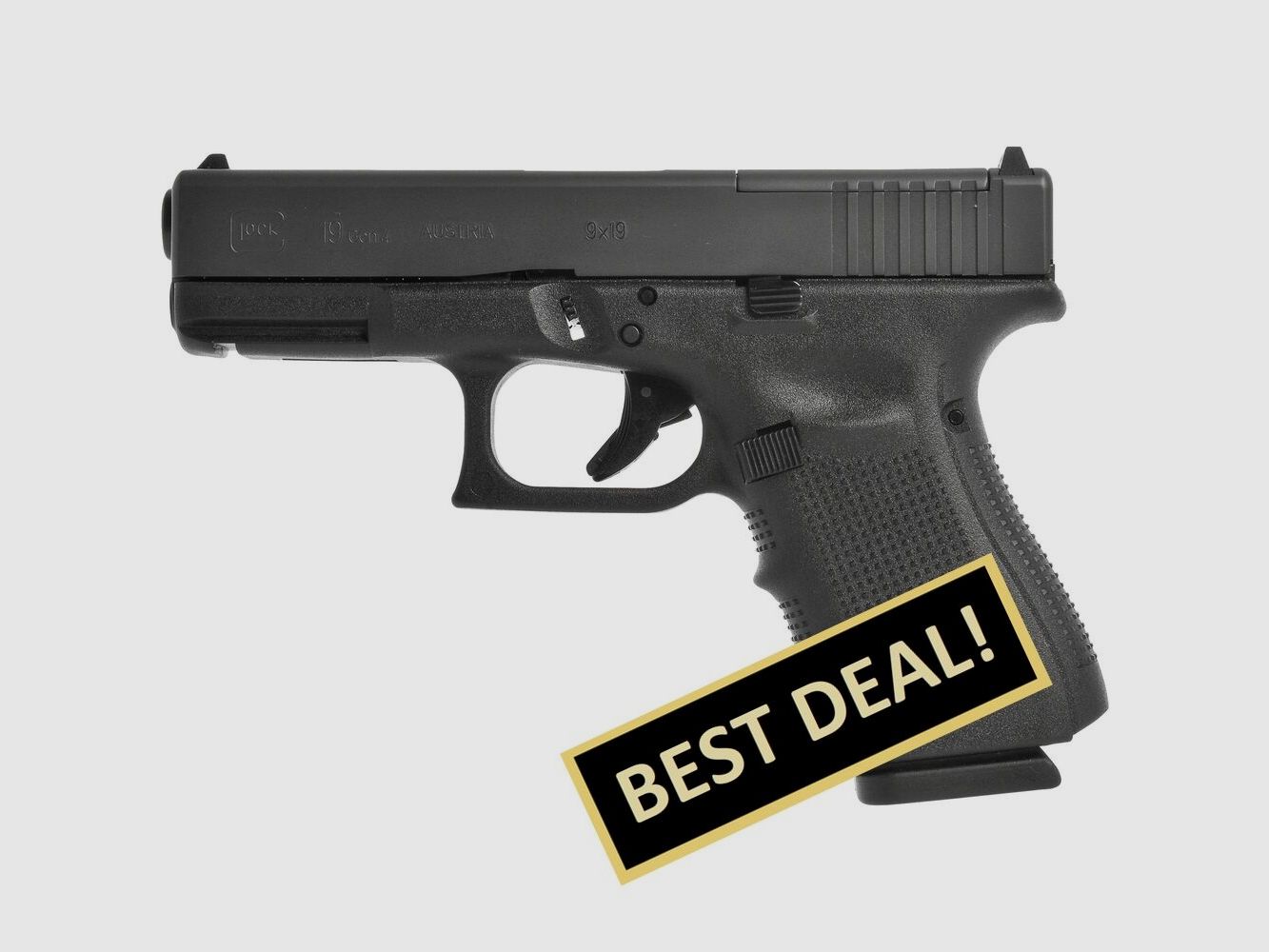 Glock Pistol 19 Gen4 MOS 9 mm Luger