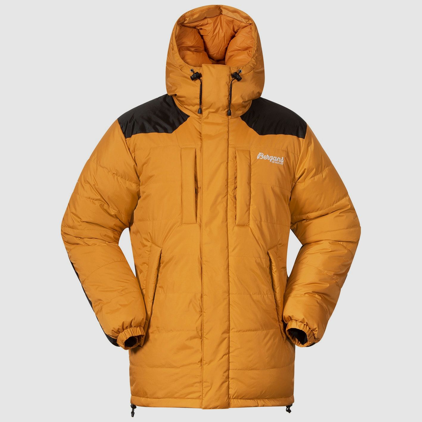 Bergans Expedition Down Parka Unisex Arctic Ocean Yellow/Black L