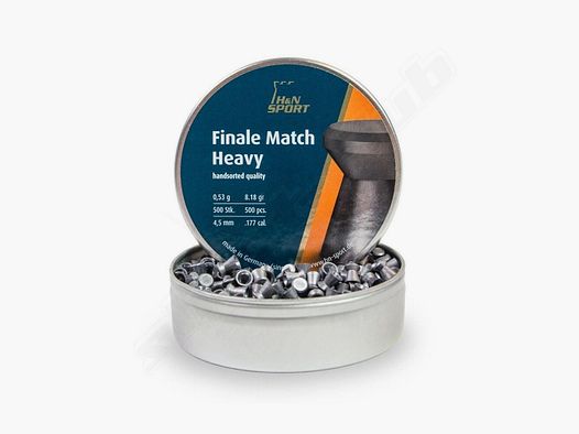 Haendler & Natermann Sport Gmb	 H&N Finale Match Heavy Diabolos Kal. 4,5mm - 500 Stk.