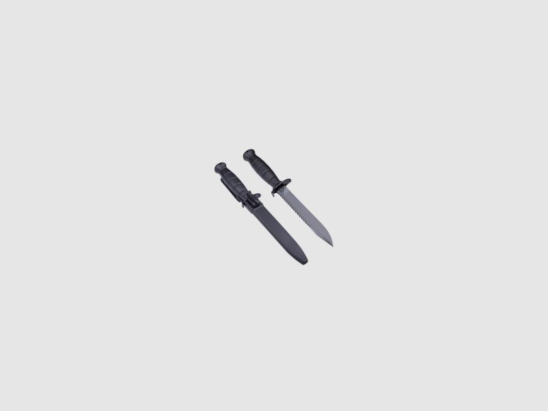 Cuchillo de campo GLOCK FM 81, negro, con sierra