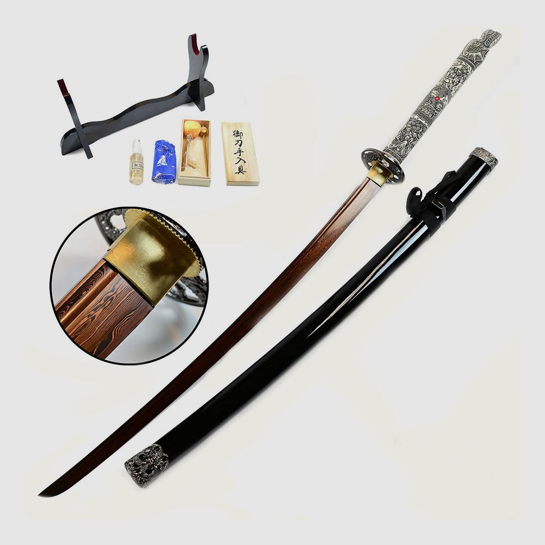 Highlander Duncan MacLeod Katana Blutdamast Edition