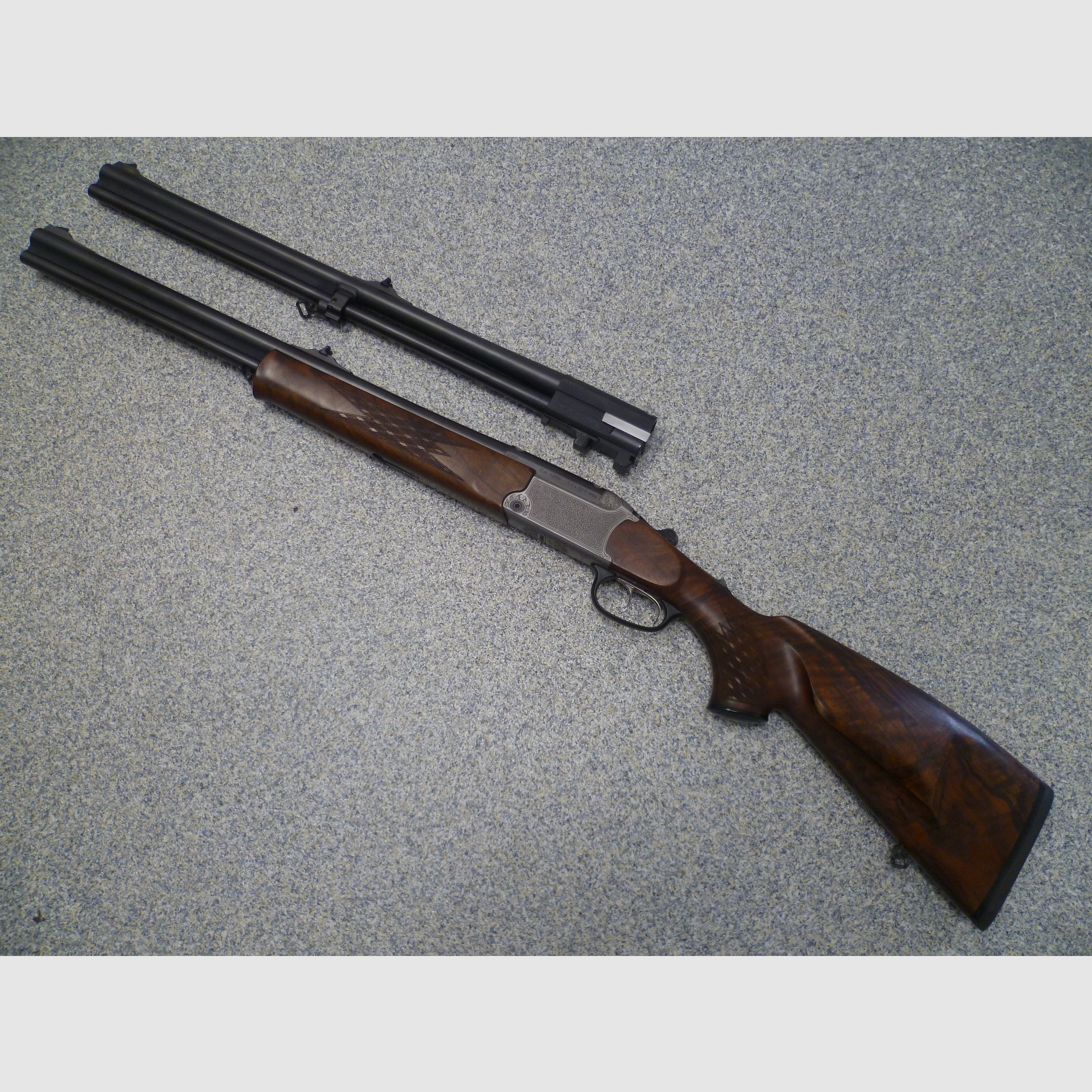 Bockbüchsflinte Blaser BBF 95 12/70 & 5,6x50R Mag. mit ATL 12/76 & .270 Win.