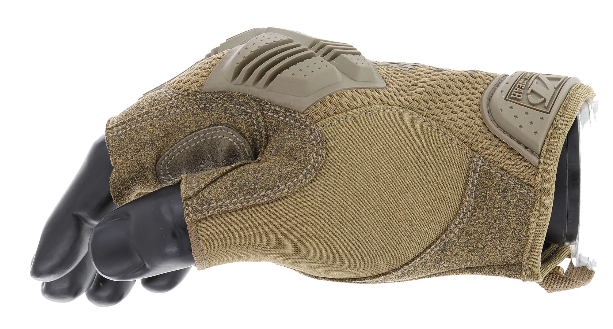 Guantes tácticos Mechanix Wear M-Pact Fingerless Coyote (MFL-72), imagen 16 de 18