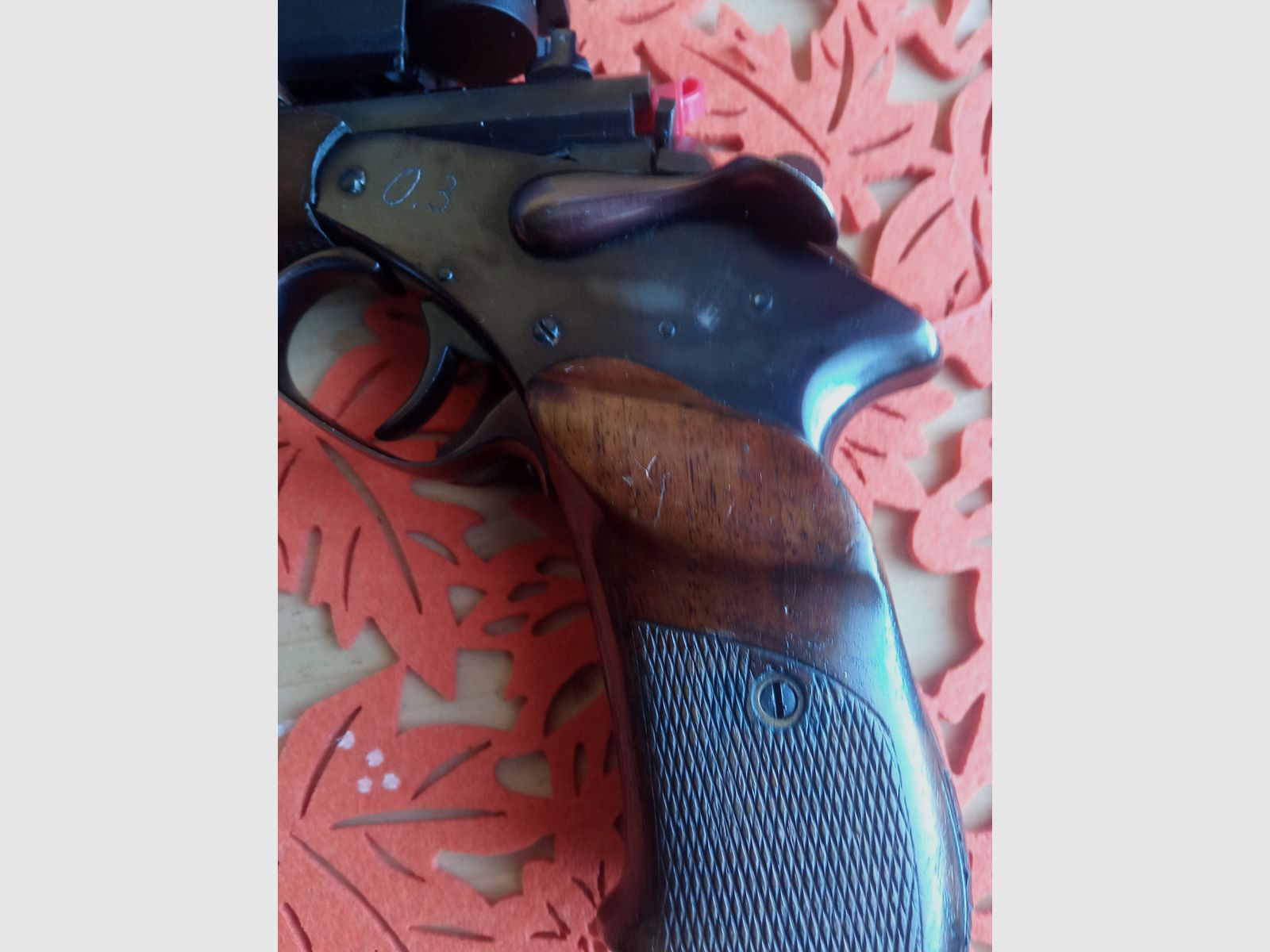 Single-shot pistol 22 lr.