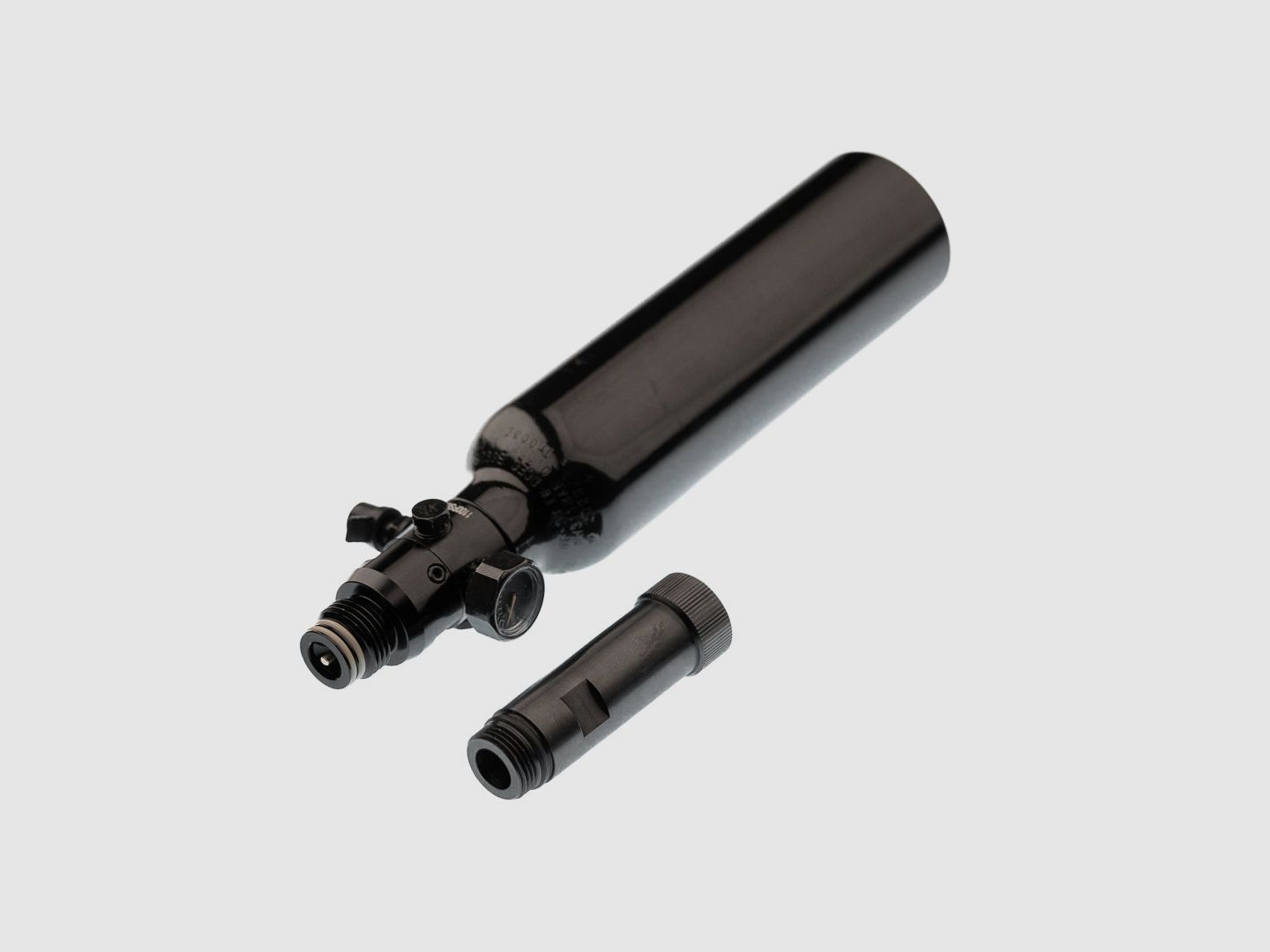 KOMBI | 0,2 LITER HPA Flasche 1100 PSI + Remote Line Adapter extra long | HDR50 | HDP50 | HDS68 | HDX68 | HDB68 | HDR68