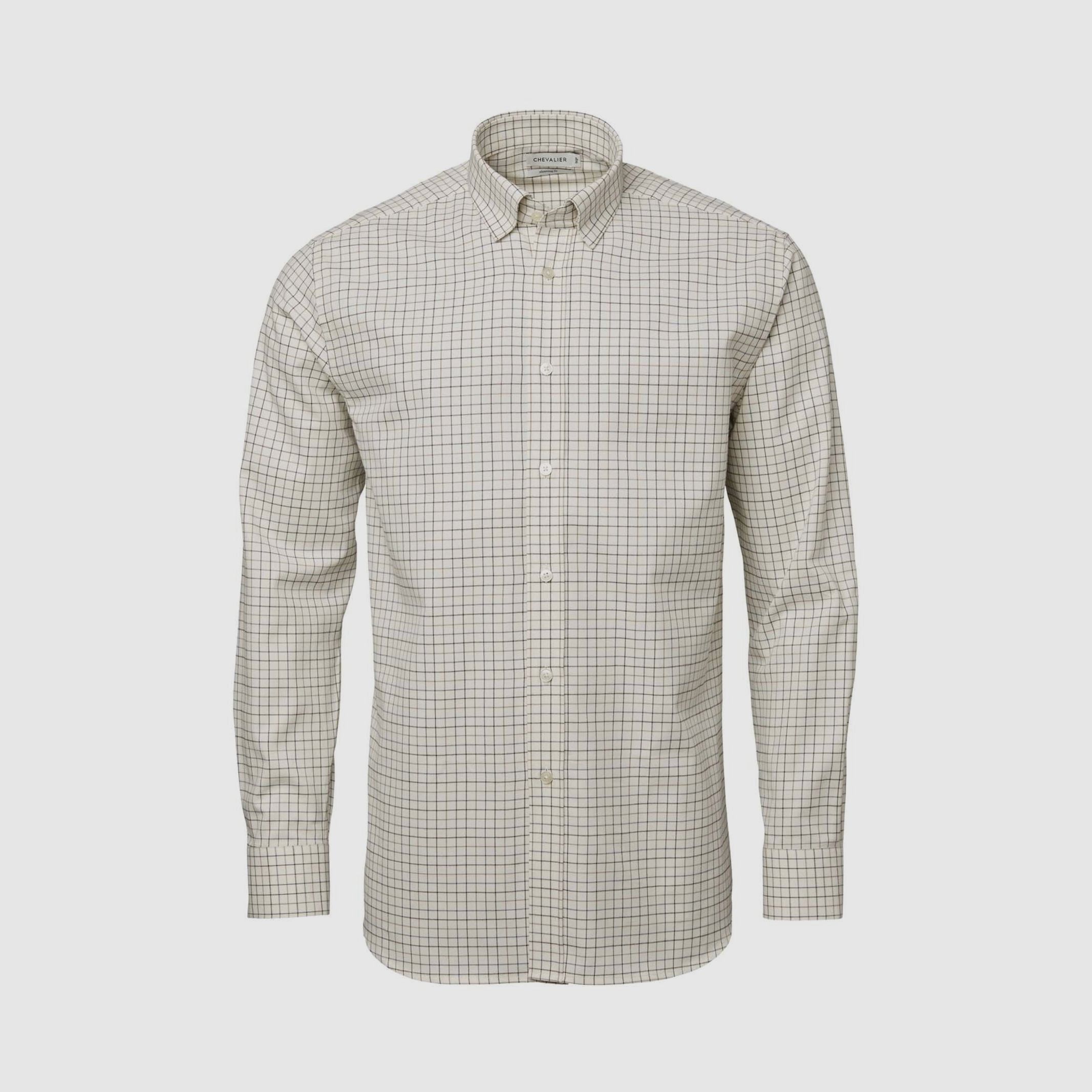 Chevalier Luton Shooting Fit Shirt Hommes Stormy Blue Tattersall XXL