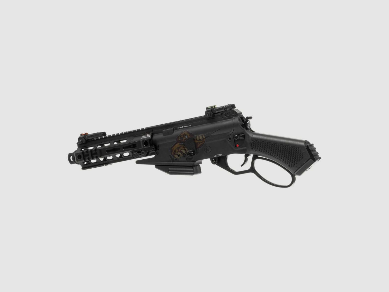 G&G LevAR 7" Gas Powered Lever Action Rifle in Schwarz Airsoft frei ab 18