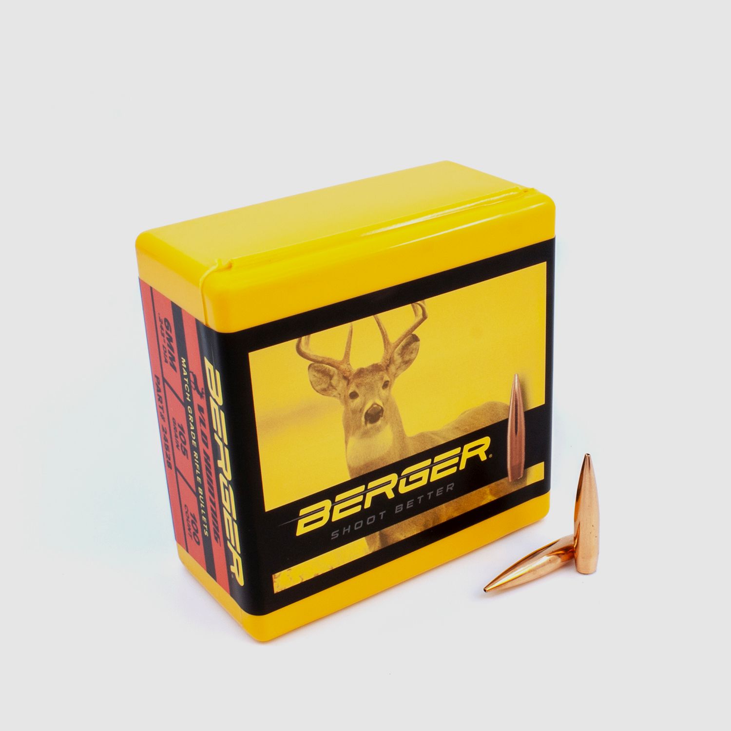 Proiettile Berger 6mm/.243 VLD Hunting 105GR 100 Pezzi