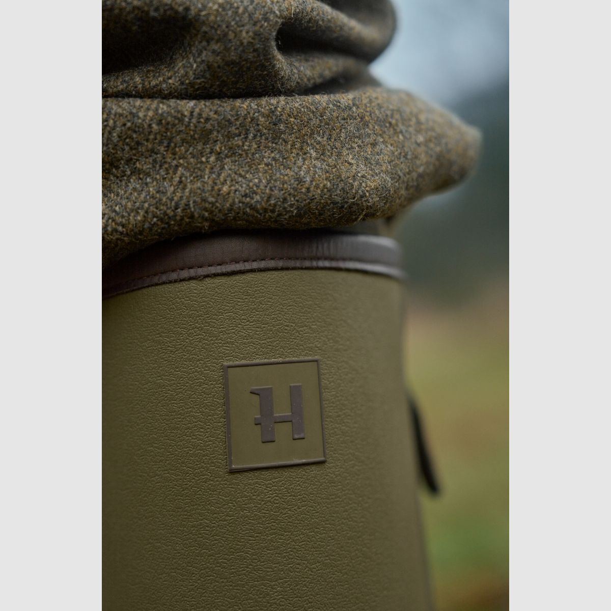 HÄRKILA Forest Zip Gummistiefel Dark olive