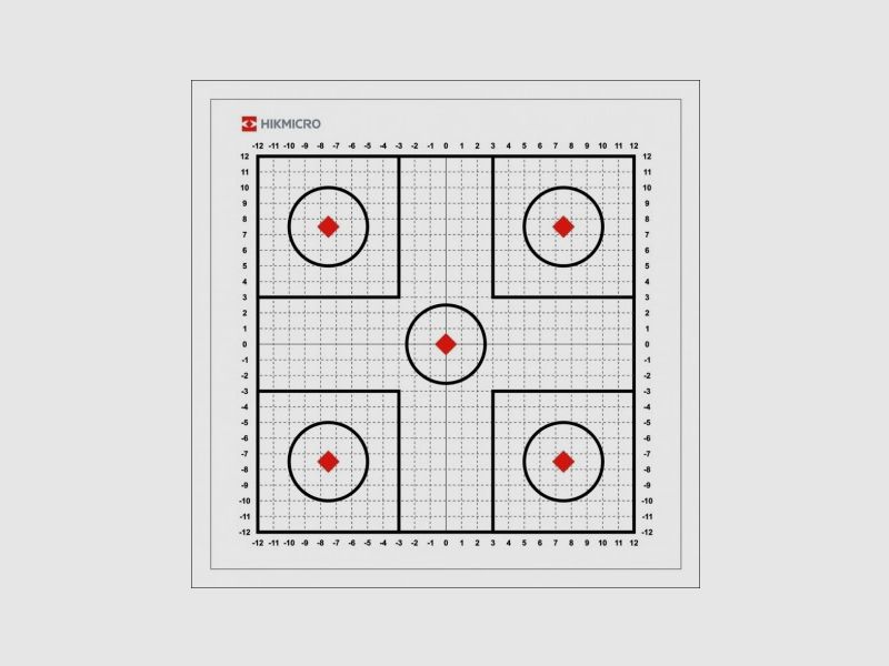 Targets for zeroing thermal imaging devices (thermal), image 1 of 3