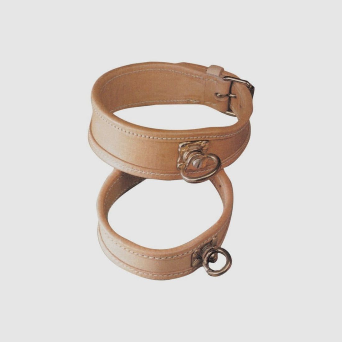 Collier AKAH en cuir fahl