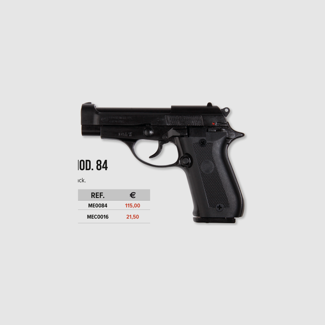 Bruni PISTOOL MODEL 84