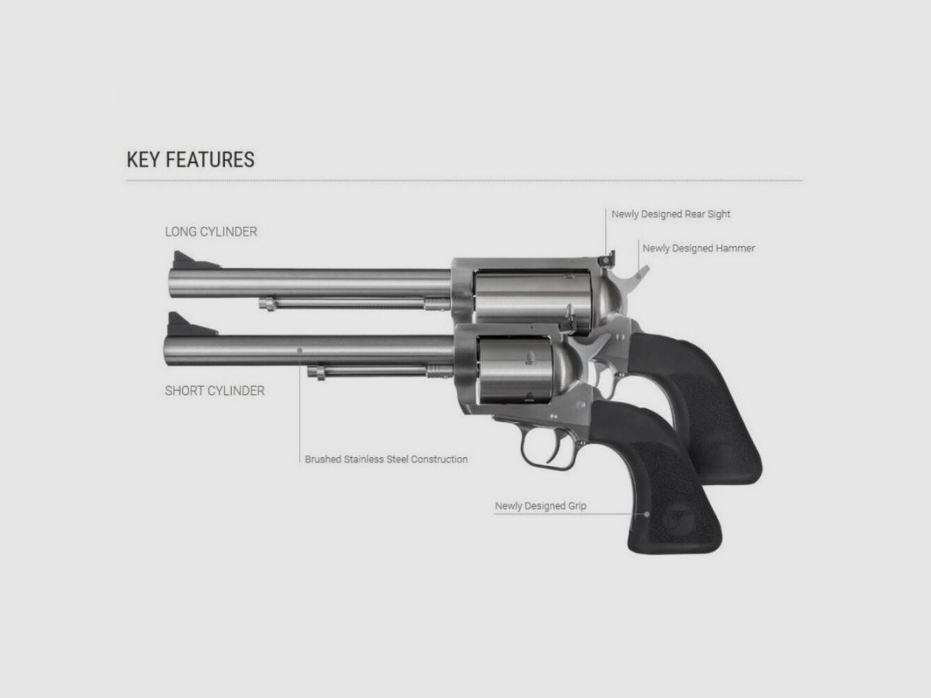 Magnum Research BFR Long 5 Patronen 10'' .45-70Gov