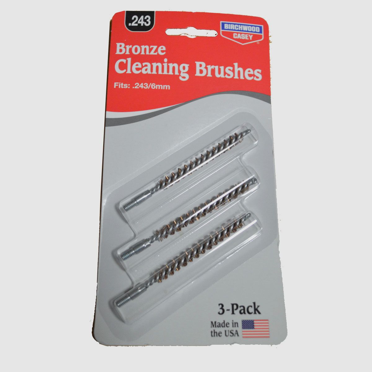3 bronze brushes .243