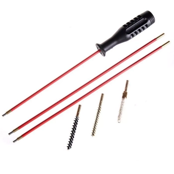 Baqueta de limpieza para rifle de 3 piezas cal. 4,5 mm + cepillos (3 uds.)