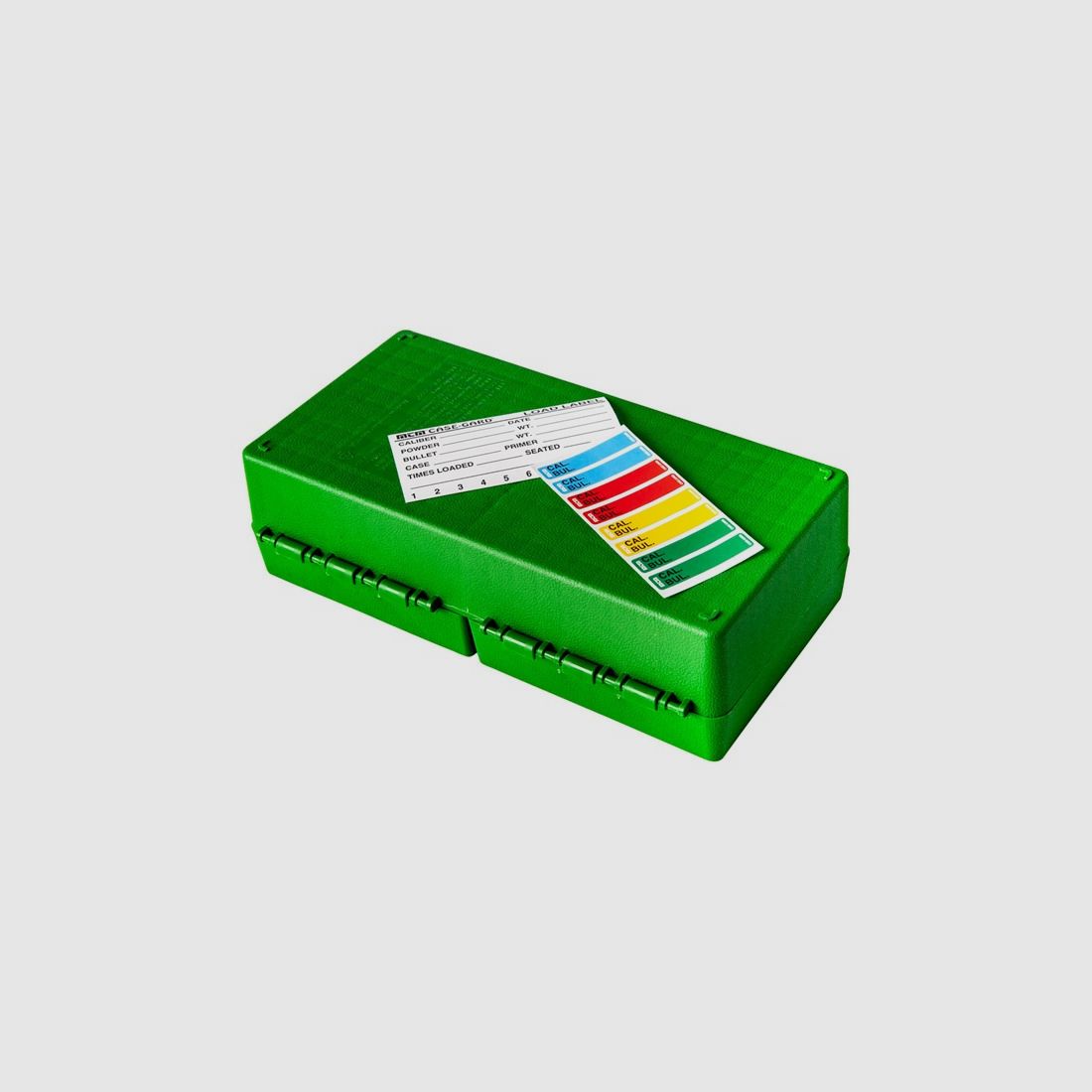 MTM CASE-GARD BOXES MTM CASE-GARD FLIP TOP RIFLE AMMO BOX 223-RUGER 6X47 200 ROUND GREEN, image 7 of 7