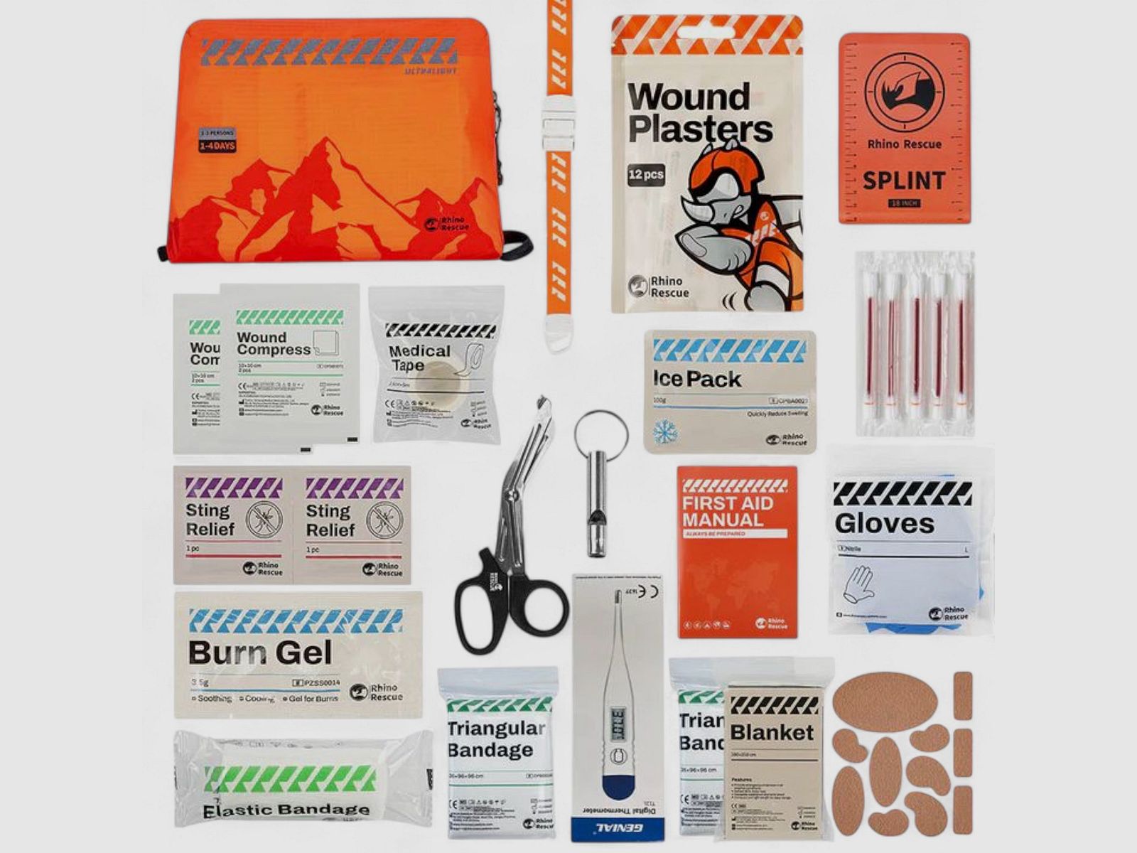 Rhino Rescue Ultralight First Aid Plus Outdoor Erste-Hilfe-Set