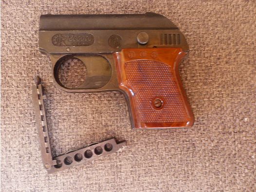 FB Record GP1s très rare pistolet à gaz/-de départ Cal. 6mm Flobert des années 70 débutantes