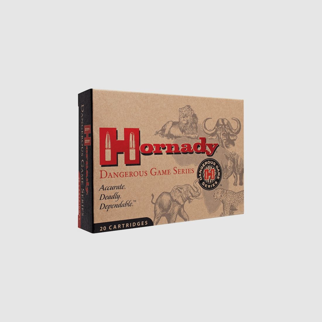 Hornady Dangerous Game Serie .470 NE 500GR DGX Bonded FN 20 Patronen