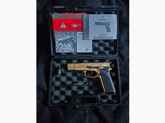 Browning GPDA9 Schreckschuss Pistole 9mm P.A.K. Gold