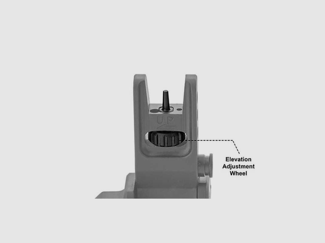 AR15 - Guidon avant Flip Up incliné à 45° - Picatinny, image 5 sur 8