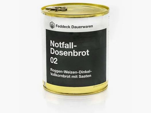 Feddeck Dauerwaren Roggen-/ Weizenvollkornschrotbrot Dose 420g