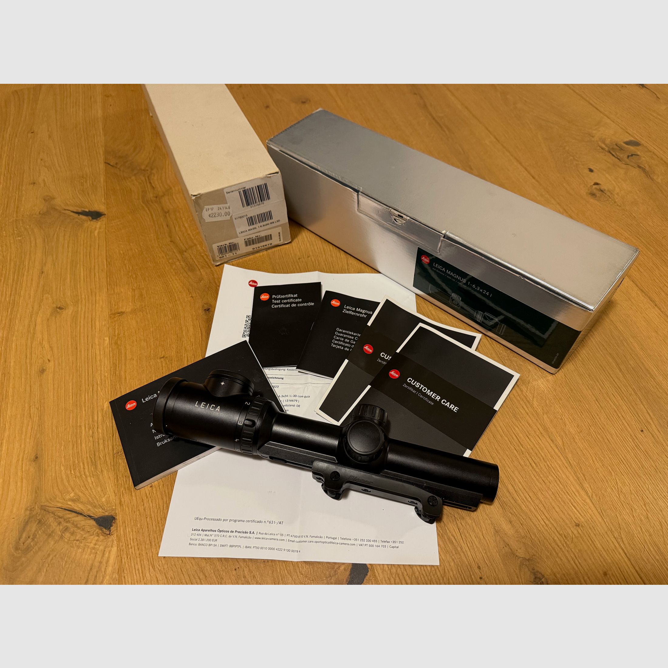 LEICA Magnus 1–6,3x24i incl. Blaser zadelmontage – Zeer goede staat | Fullset, afbeelding 2 van 6