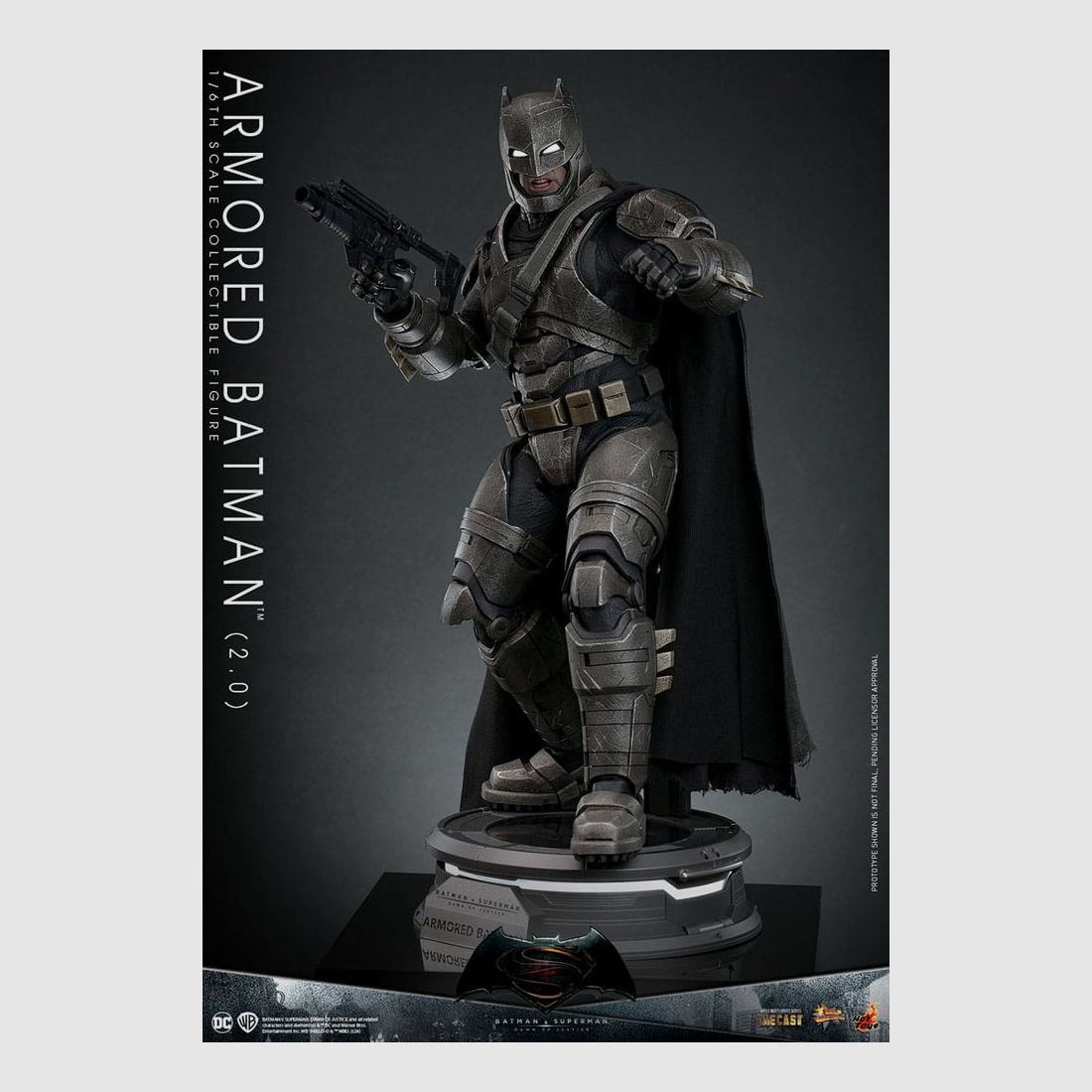 Batman v Superman: Dawn of Justice Movie Masterpiece Actionfigur 1/6 Armored Batman 2.0 33 cm | 43204