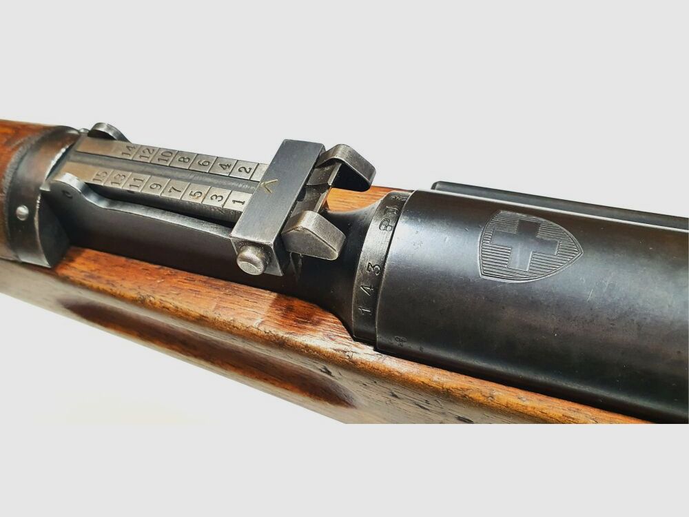 Waffenfabrik Bern Repetierbüchse Waffenfabrik Bern Schweizer K31 Kaliber 7,5x55swiss komplett nummerngleich + Hämmerli