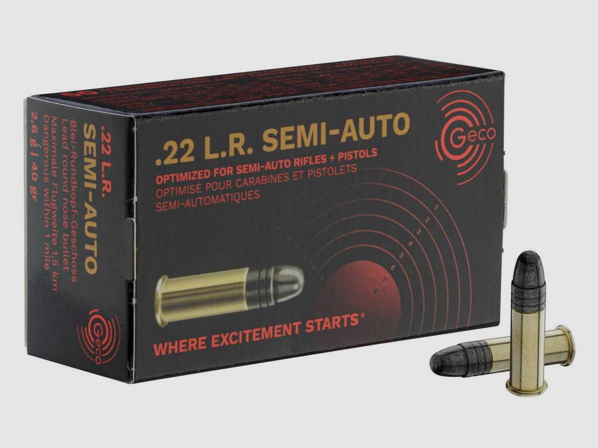 Patronen 22lr Geco Semi-Auto Schachtel mit 50 Patronen, Bild 1 von 5
