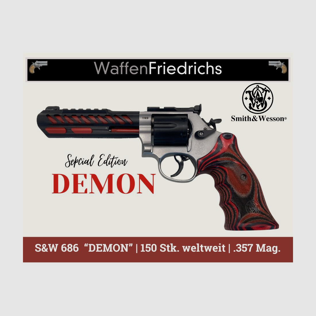Smith & Wesson | S&W 686 "DEMON" Special Edition - Waffen Friedrichs
