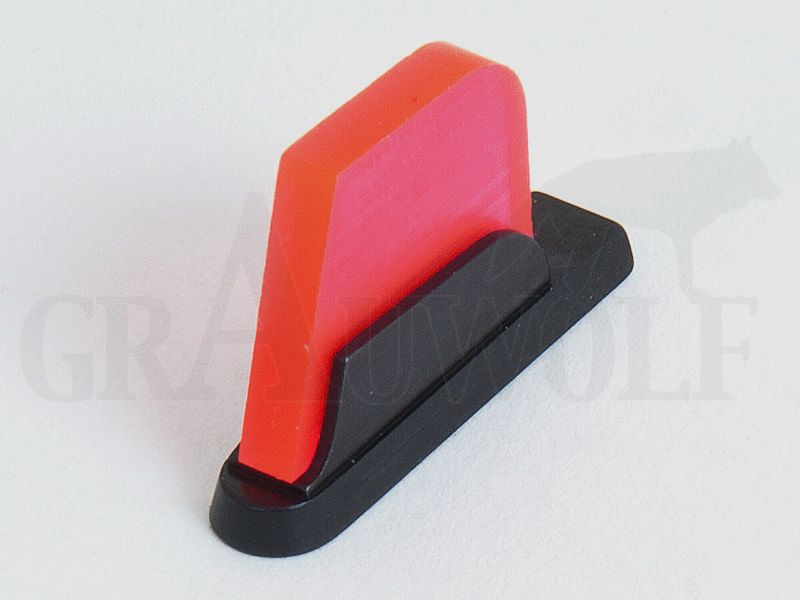 Recknagel Mira de barra con prisma largo e inserto de plástico rojo BH 13 mm