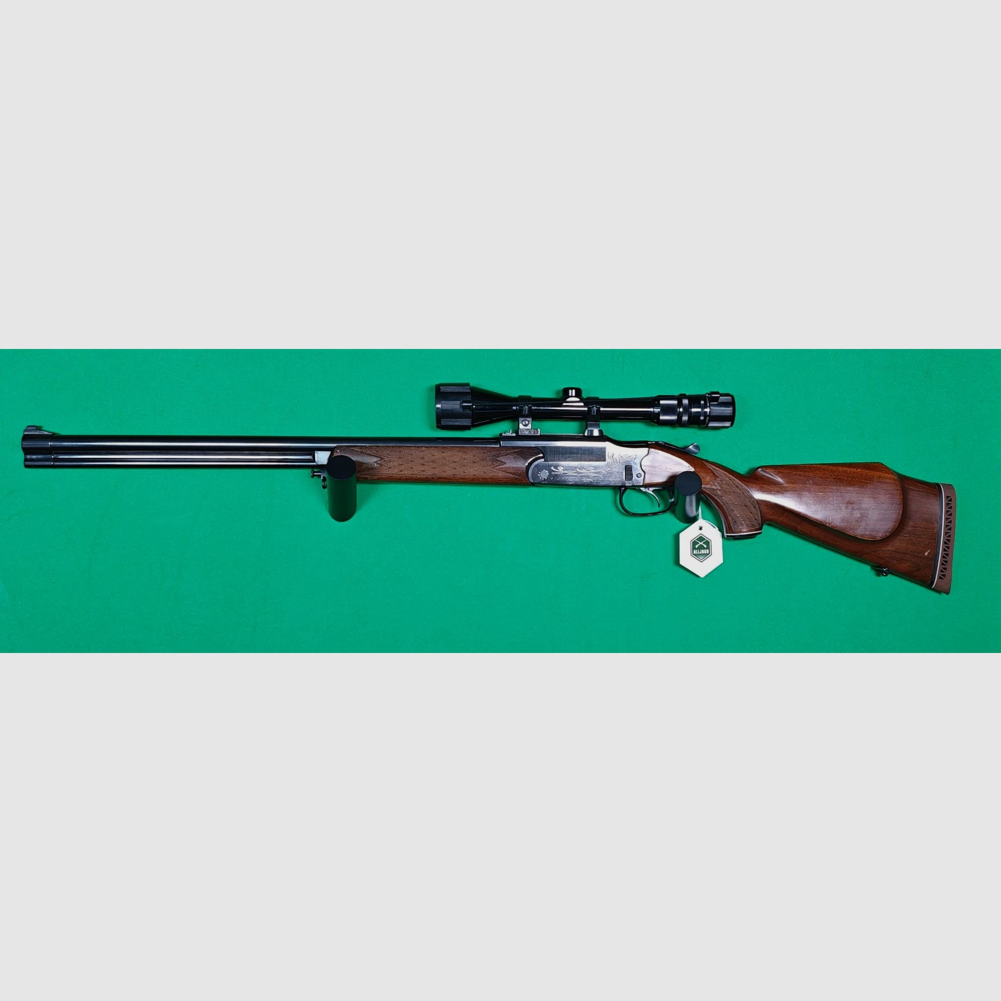 Voere BBF 5.6x50R Mag. 16/70 with scope & hand lever