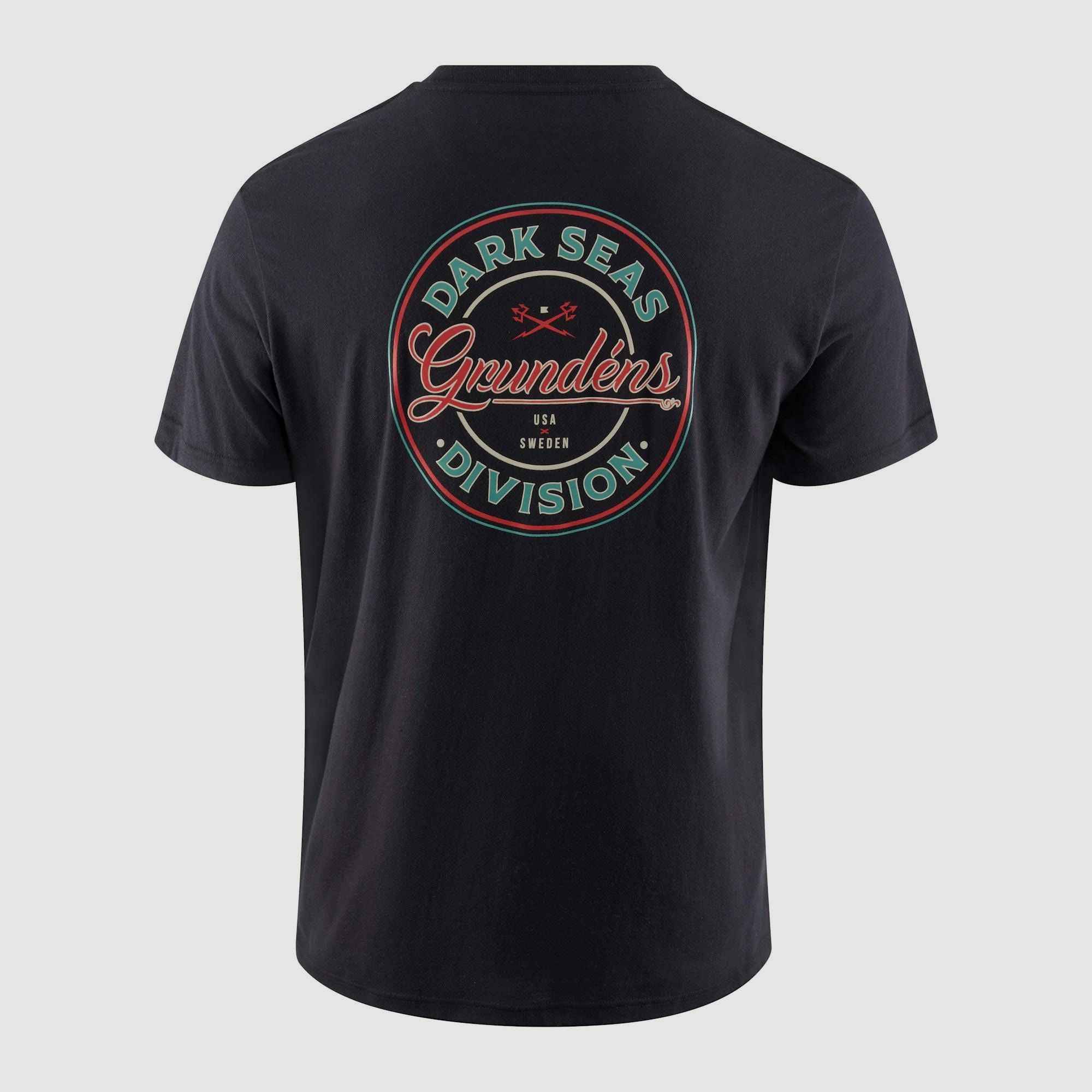 Grundens Dark Seas X Grundens Instinctive SS T-Shirt Hombre Negro M