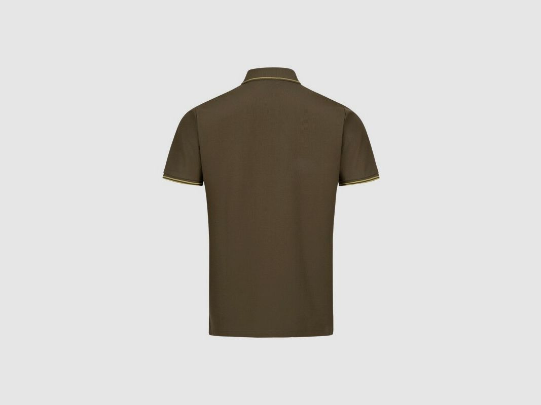 Koszulka polo Blaser 22 ciemny brąz