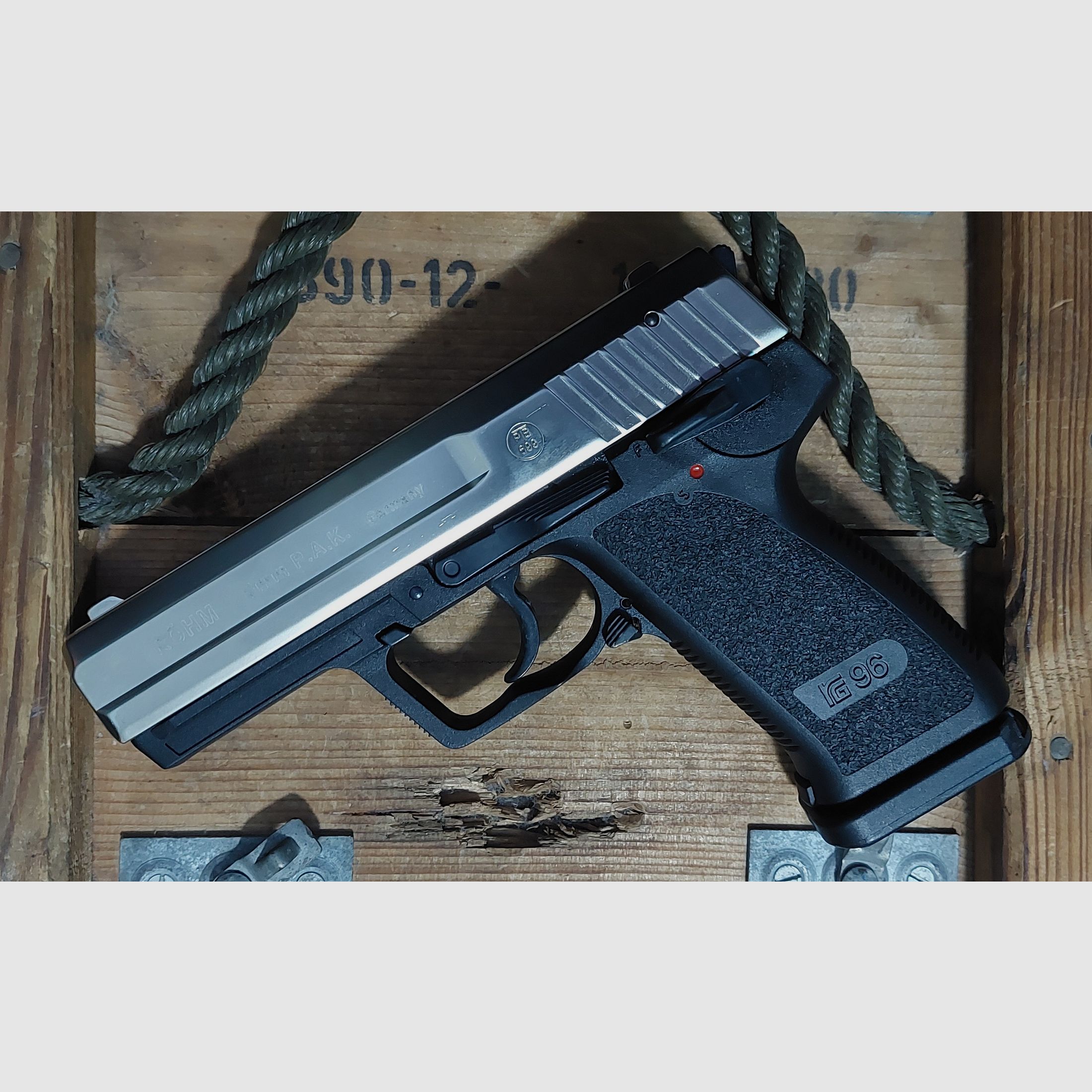 RÖHM - RG96 - Match - matte chrome (PTB 699) Glock RG 96 Walther