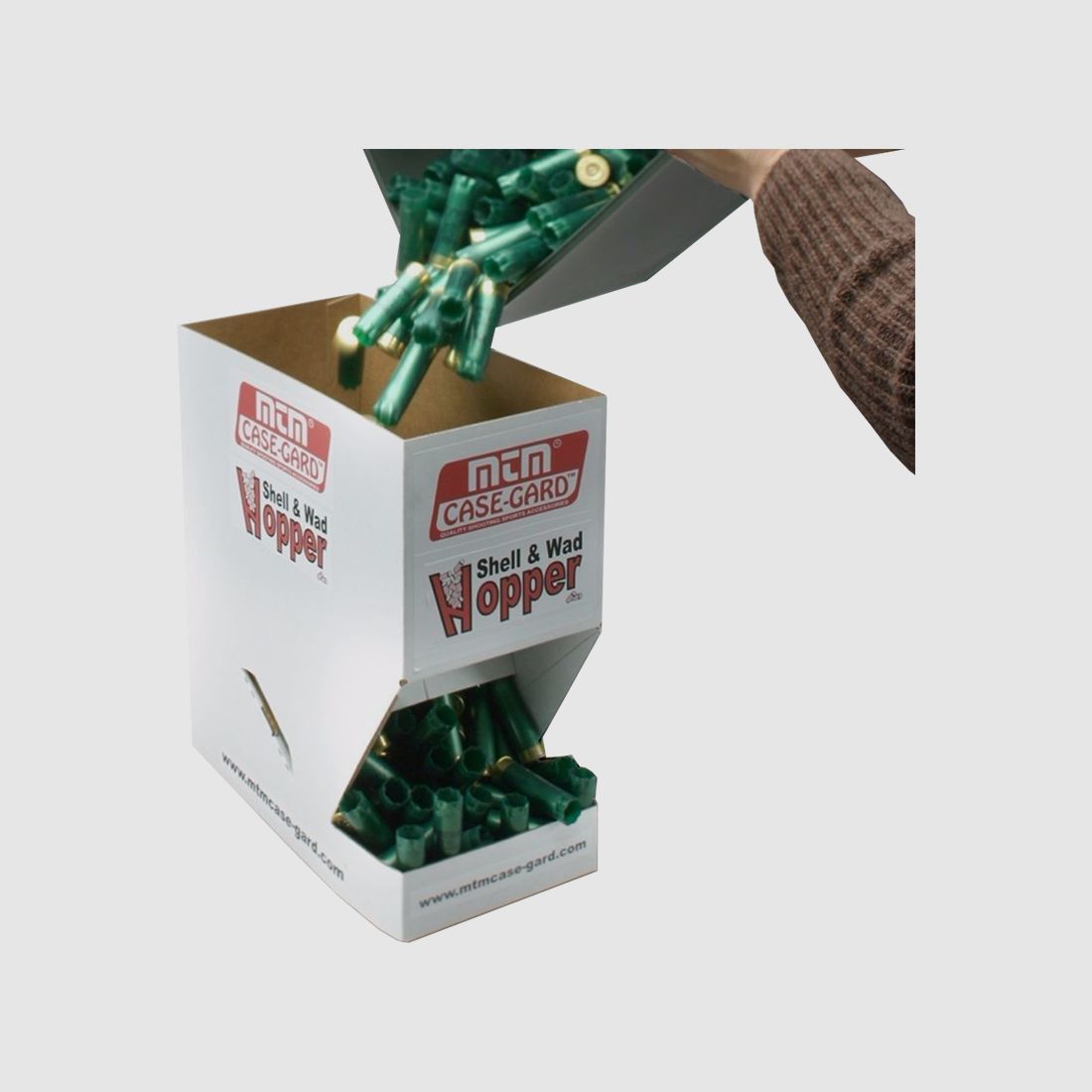 MTM Boîte de cartouches pour fusils WH-01 blanche