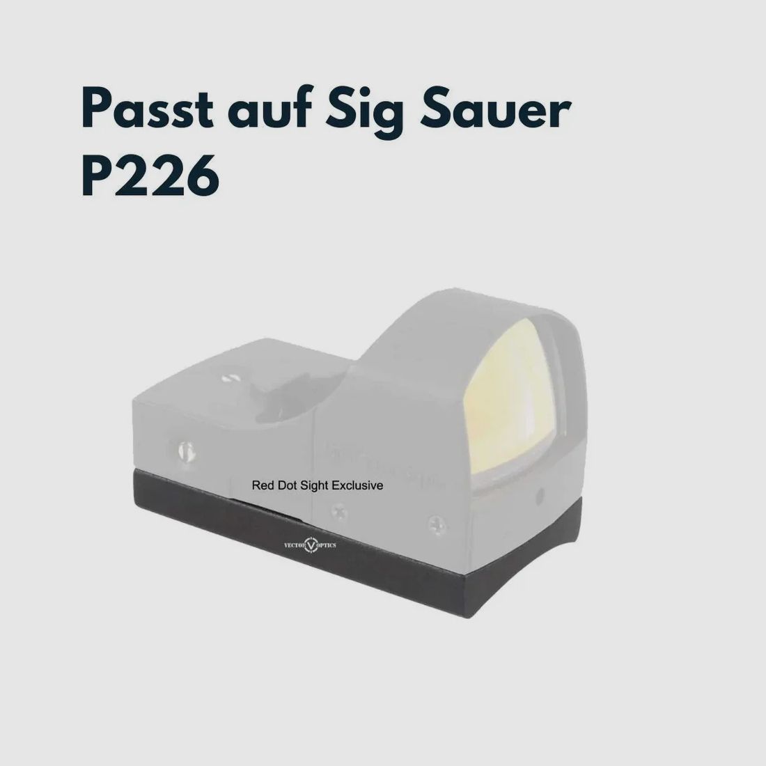 Vector Optics SCRDM-03 SIG P226 Montage für Reflexvisiere mit TEK (Docter Sight) Footprint