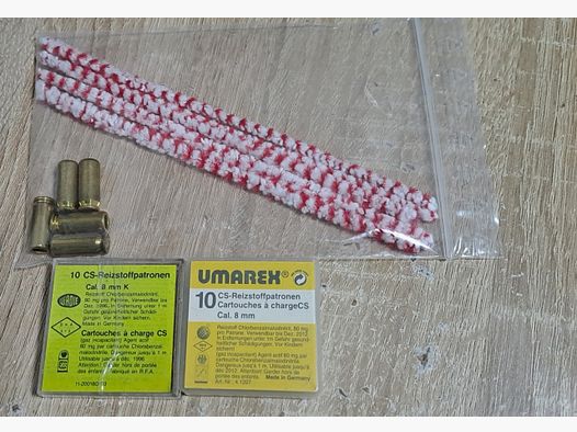 Cartuchos de gas en cal. 8 mm de explosión