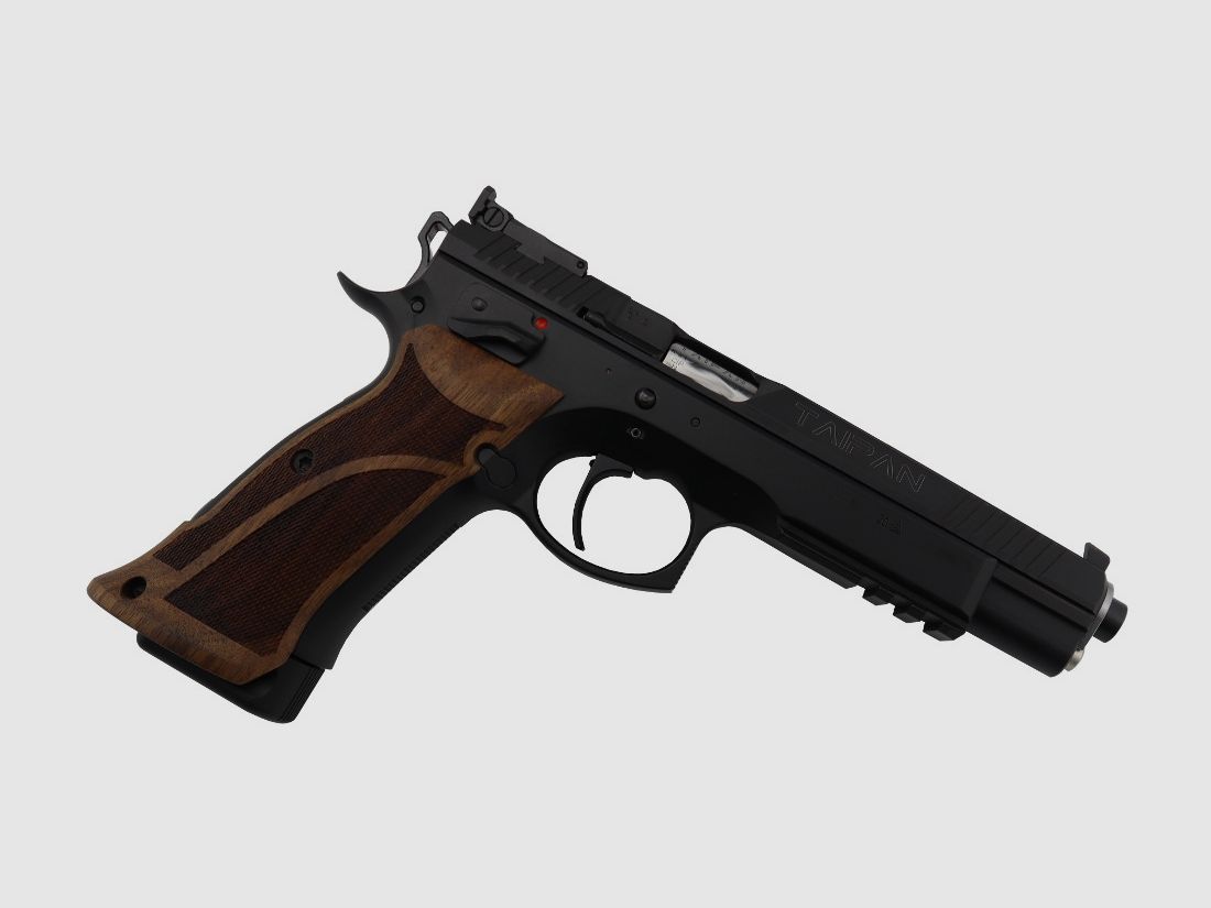  Pro Tuning  CZ 75 Taipan Sport 6 Zoll Sportpistole mit Nussbaum Griff