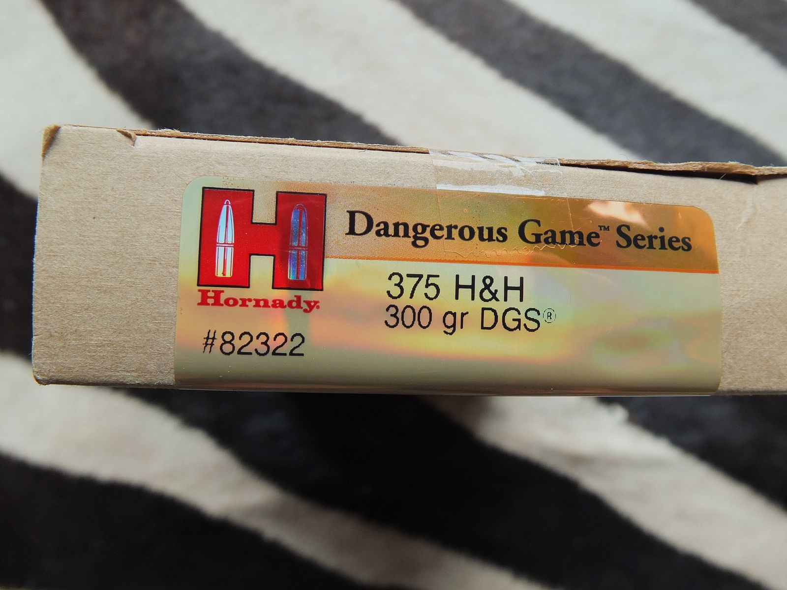 375 H&H Magnum Hornady Dangerous Game Solid 300grain