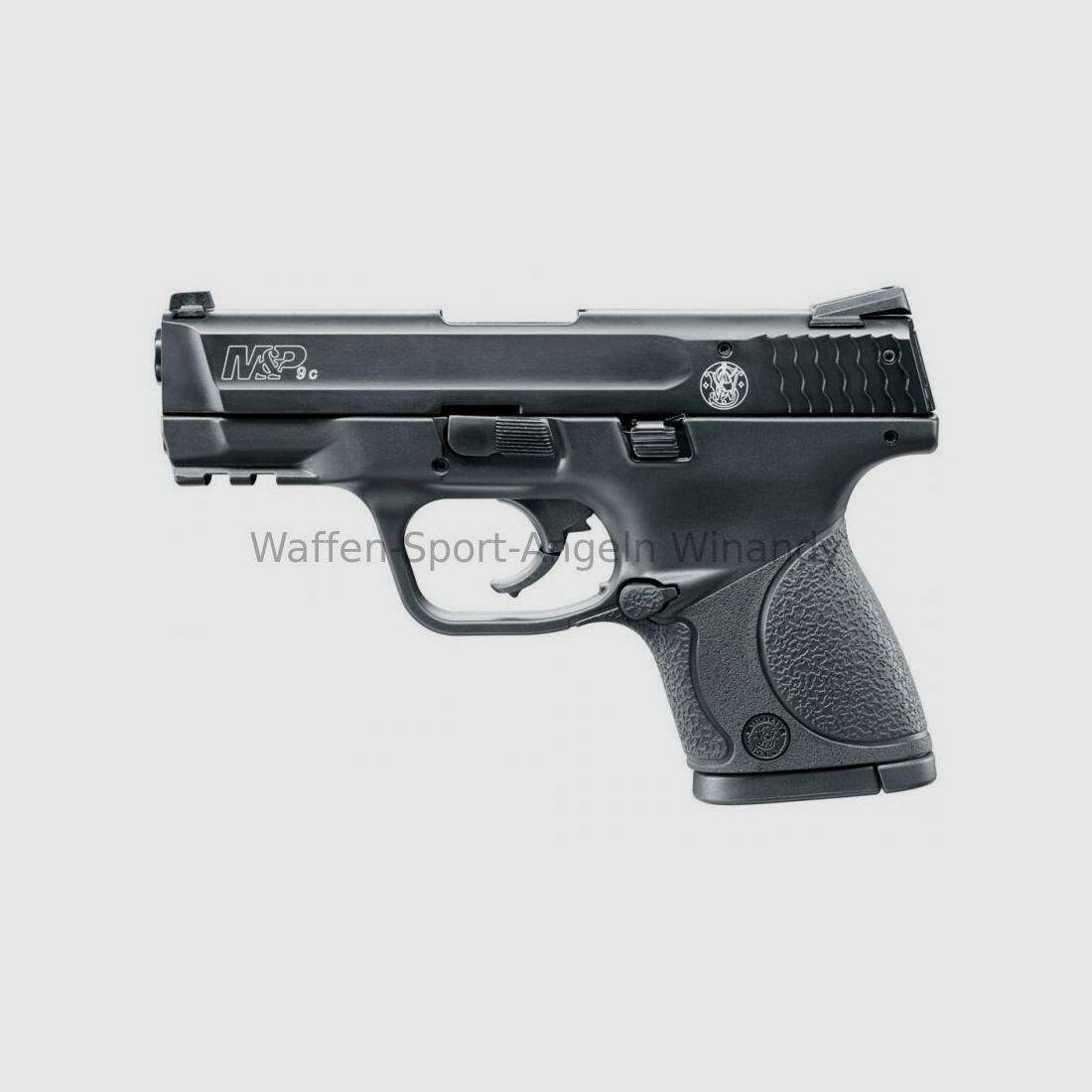 SMITH & WESSON	 M&P 9c black 12+15 schüssig 9mm P.A.K. incl. 2 Magazinen