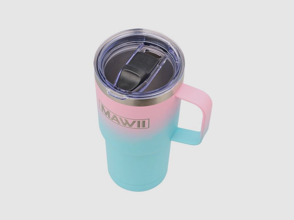 Bicchiere in Acciaio Inossidabile con Manico, 600 ml, Oliva, immagine 8 di 10